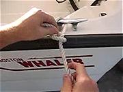 Závěsný uzel  - jak uvázat závěsný uzel - Vázání  uzlů 