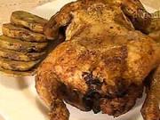 Pečené kuře s nádivkou - recept na pečené plněné kuře - nádivka do kuřete 
