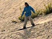Jízda na snowboardu na písku -Jak jezdit se snowboardem na písku