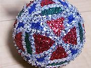 Vánoční mozaiková koule