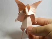 Vánoční anděl  z papíru - jak poskládat papírového anděla