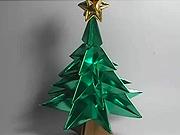 Vánoční stromek z papíru - Jak vyrobit  papírový vánoční stromek