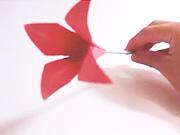 Květ  z papíru - jak vyrobit papírový květ .