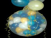 Balóny v balónu - jak vyplnit balón dalšími balony