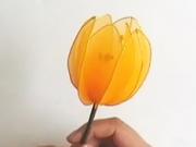 Jak vyrobit  umělé tulipány