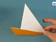 Loďka z papíru - jak poskládat papírovou loďku s plachtou