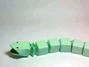 Had z papíru - jak poskládat papírového hada