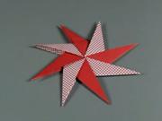 Origami vánoční hvězda - jak vyrobit vánoční hvězdu z papíru