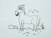 Jak se kreslí  kůň - Jak nakreslit koně - kreslení koně
