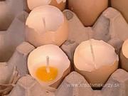 Velikonoční svíčky - jak vytvořit velikonoční svíčky ve vajíčku