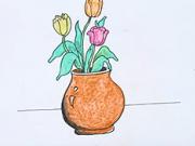 Jako nakreslit tulipány - kreslení tulipánů