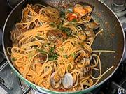 Špagety s mušlemi - recept na špagety s mušlemi