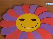 Maska pro děti - květinka