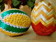 Velikonoční vajíčko - Falešný patchwork