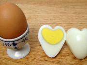 Vajíčko ve tvaru srdce - vejce natvrdo ve tvaru srdce - recept ♥