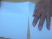 Jak roztrhnout papír s rovným okrajem