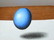 Jak nakreslit levitující kouli - trik jak nakreslit optický klam