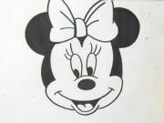 Myška Minnie - jak se kreslí Minnie Mouse