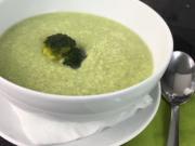 Brokolicová krémová polévka - recept - brokolicová polévka