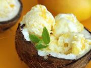 Kokosovo mangová zmrzlina - recept na zmrzlinu