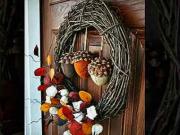 Podzimní inspirace na zdobení vchodových dveří