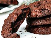 Čokoládové cookies s dvojitou čokoládou - recept na čokoládové sušenky