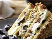 Posýpkový dort s borůvkami a mascarpone - recept