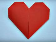 Srdce z papíru - jak poskládat papírové srdce