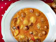Bramborový guláš s pikantními papričkami - recept