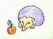 Ježek - jak se kreslí ježek
