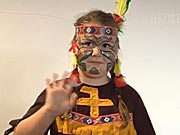Indiánka - jak si připravit masku indiánky